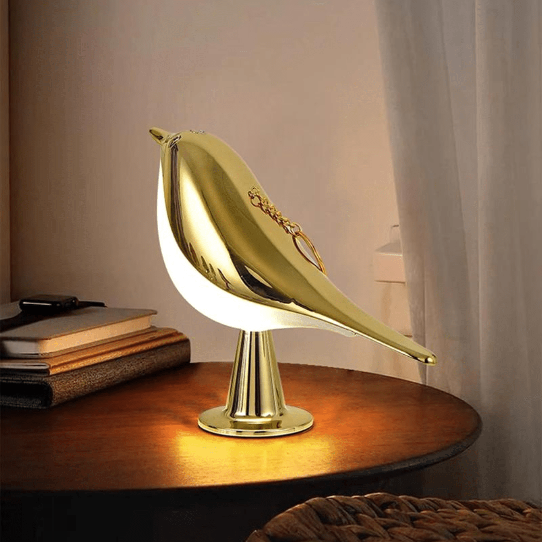 Elegant Table Lamp with Bird Design