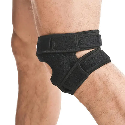 Kneoflex™ – Breathable Sports Knee Brace with Double Straps and Patella Stabilization