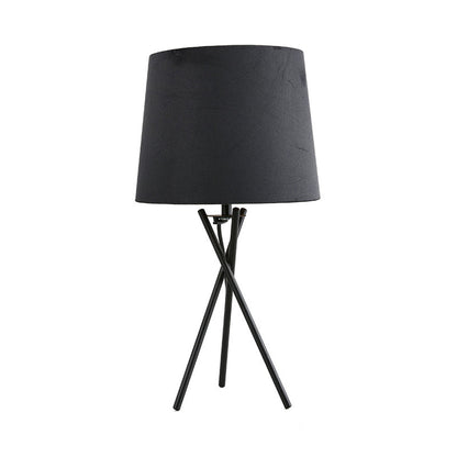 Lampe de table minimaliste à éclairage de nuit abat-jour tissu