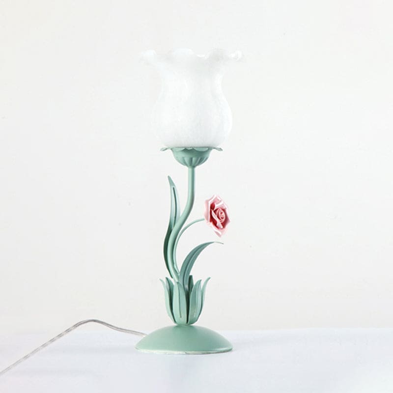 Lampe de Table Décorative Fleurie pour Chambre - Santeova