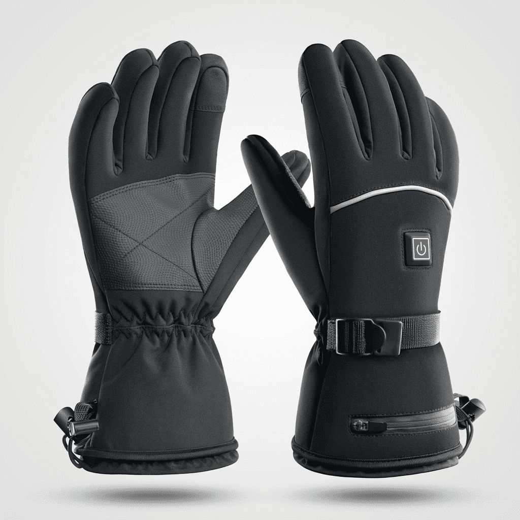 Gants chauffants rechargeables à batterie intégrée