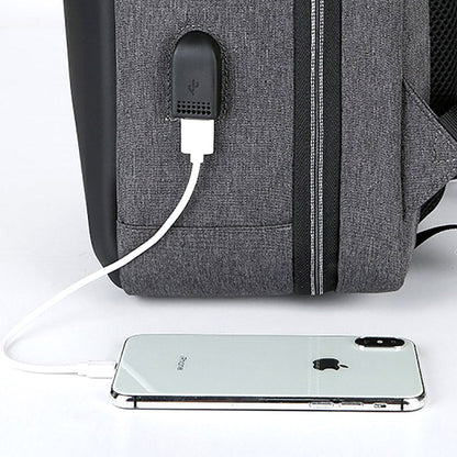 Sac à dos anti-vol robuste en polyester pour voyage et travail