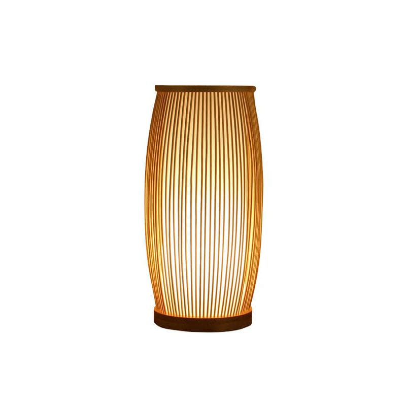 Lampe de table en bambou à fonction veilleuse