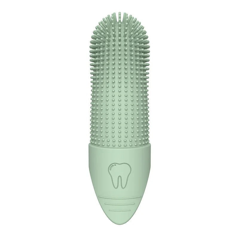 Brosse doigt rotative 360° pour chien