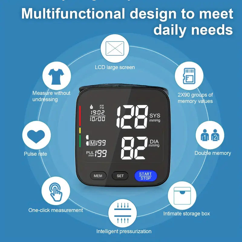 VitaPress™ – Digital Wrist and Arm Blood Pressure Monitor