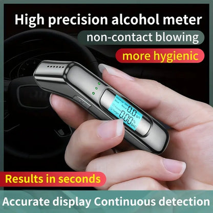 Alcotex™ – Portable Electronic Breathalyzer with Fast Reading and LCD Screen