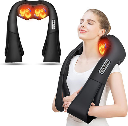 Electric Neck and Shoulder Massager with Relaxing Heat
