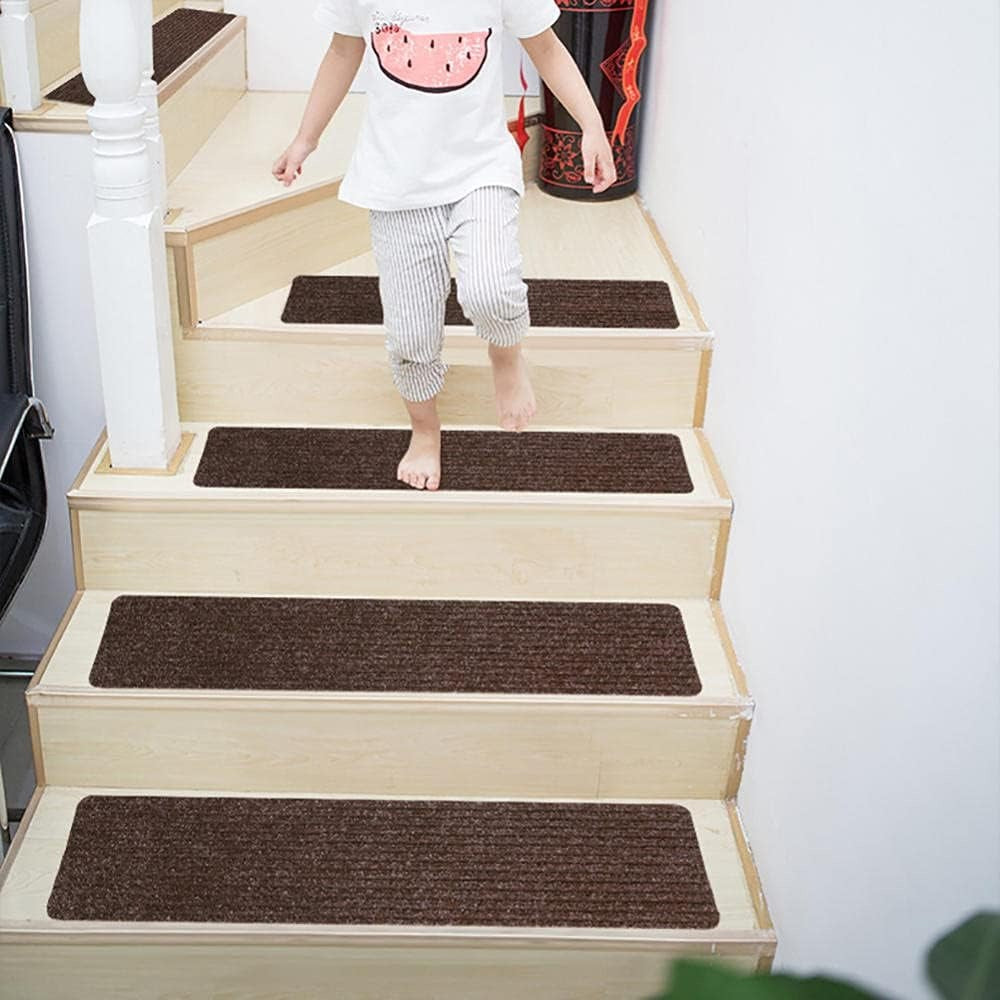 Non-Slip Self-Adhesive Stair Treads - Set of 15