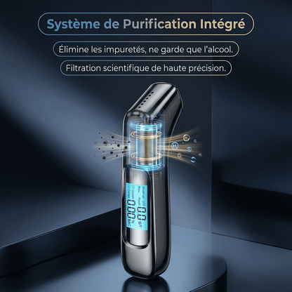 Alcotex™ – Portable Electronic Breathalyzer with Fast Reading and LCD Screen