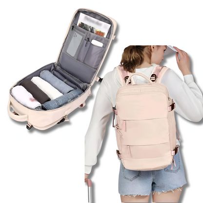 Practical Travel Bag with Built-in USB Port