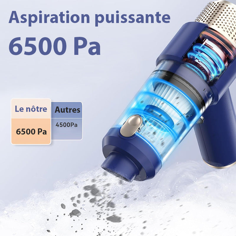 Aspirateur à main sans fil puissant pour voiture
