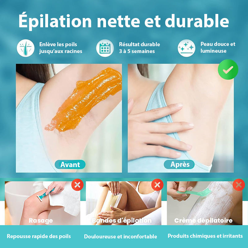 Chauffe-cire électrique professionnel capacité 500 ml