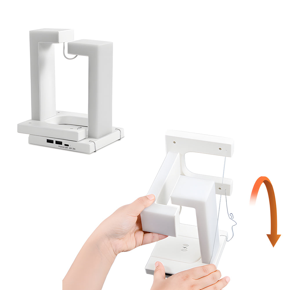 Lampe de table anti-gravité à chargement sans fil LED