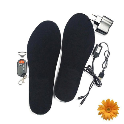 Semelle chauffante rechargeable sans fil