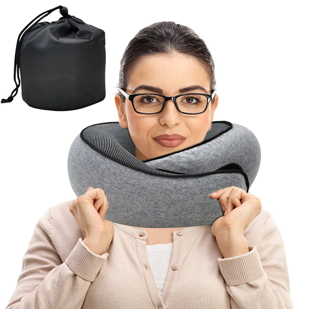 Oreiller réglable à mémoire de forme ultra-confortable
