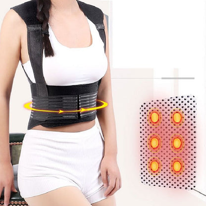 Correcteur de posture magnétique chauffant ajustable