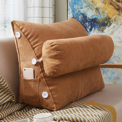 ReadLuxe™ – Ergonomic Reading Cushion with Lumbar Support
