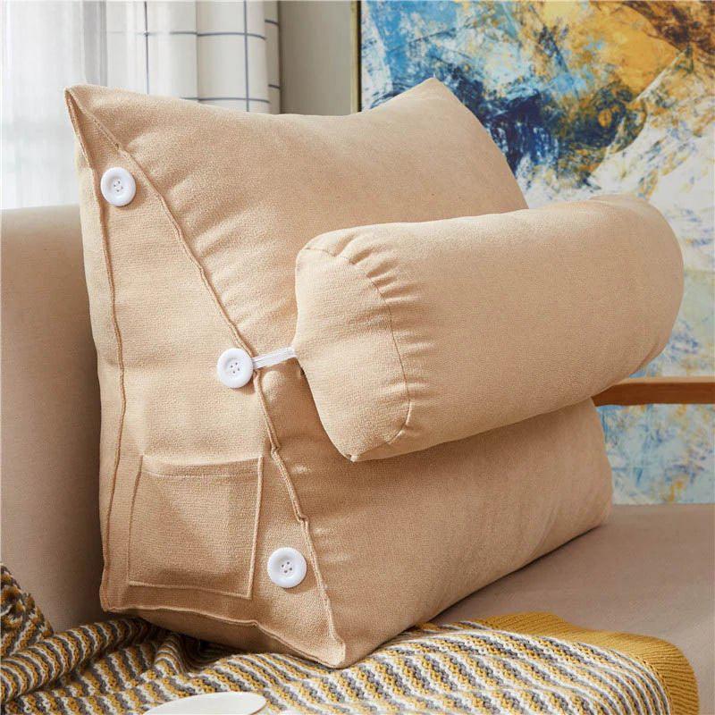 ReadLuxe™ – Ergonomic Reading Cushion with Lumbar Support