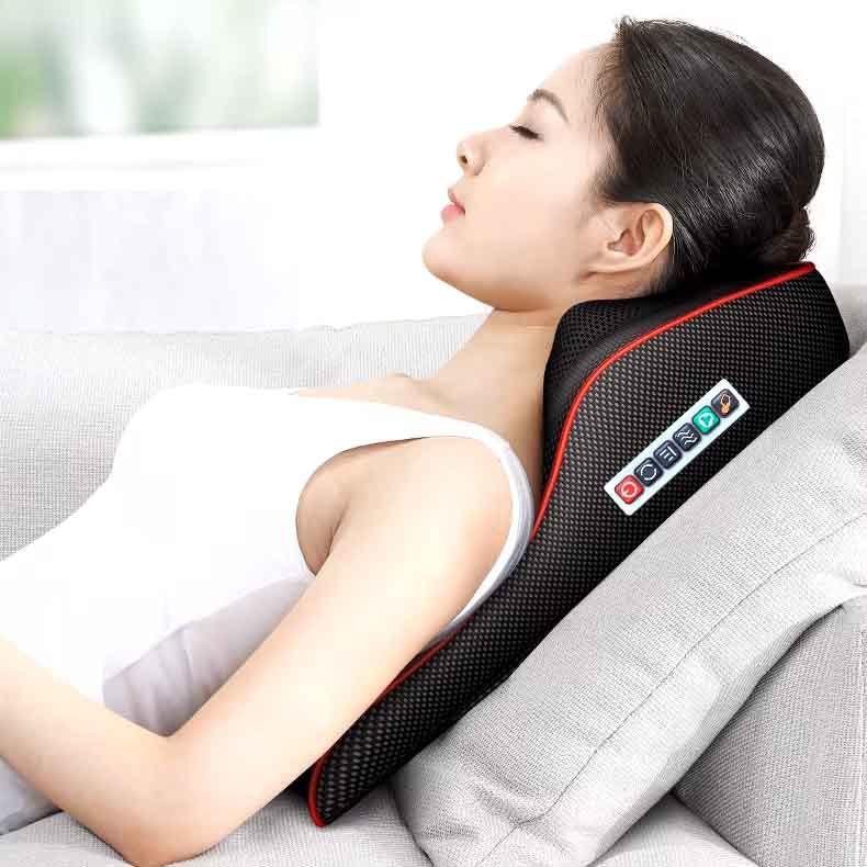 ThermaFlex™ – Back and Neck Massaging Cushion with Heating Function
