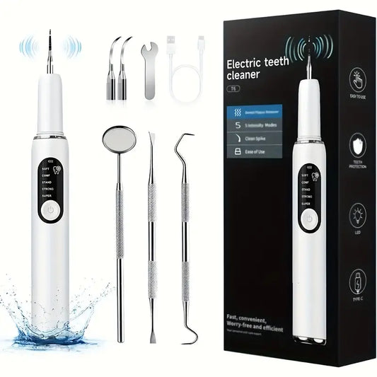 DentaLume™ – Nettoyeur Dentaire Électrique avec Lumière LED et Recharge USB
