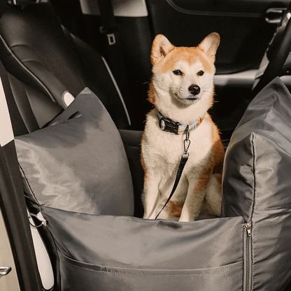Panier de voiture pour chien confortable et sécurisé