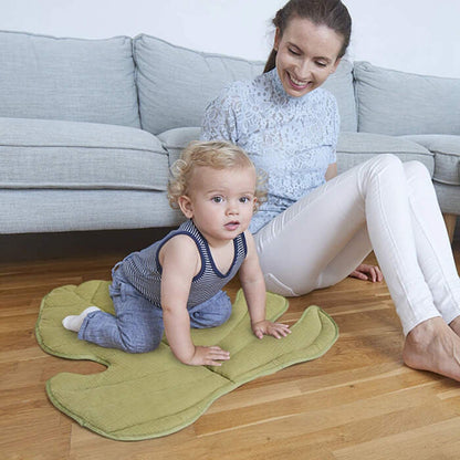 Tapis de sol souple en forme de feuille pour bébé