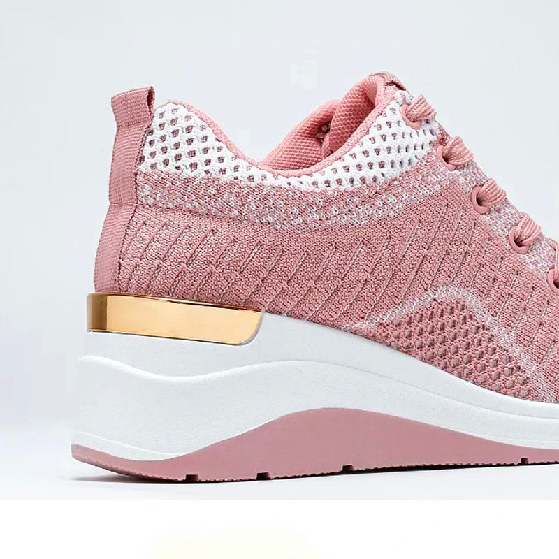 Haelios™ – Basket orthopédique femme à semelle compensée respirante