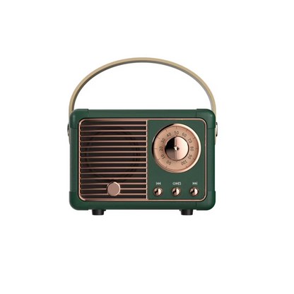 Compact Vintage Bluetooth Speaker