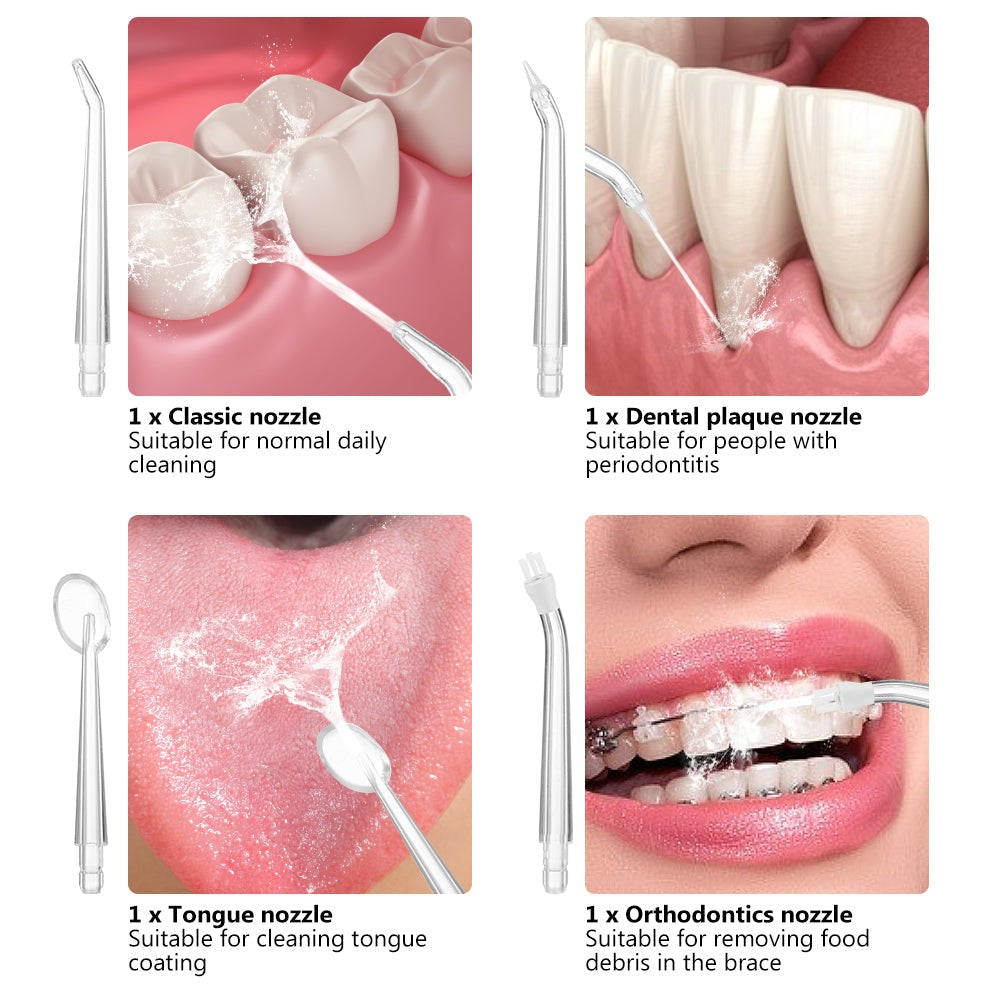 HydroFlow™ – Hydropulseur Dentaire, le Jet d’Eau Efficace pour Vos Dents
