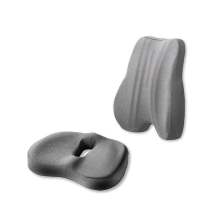 PosturaEase™ – Coussin ergonomique de siège et de dossier pour chaise de bureau