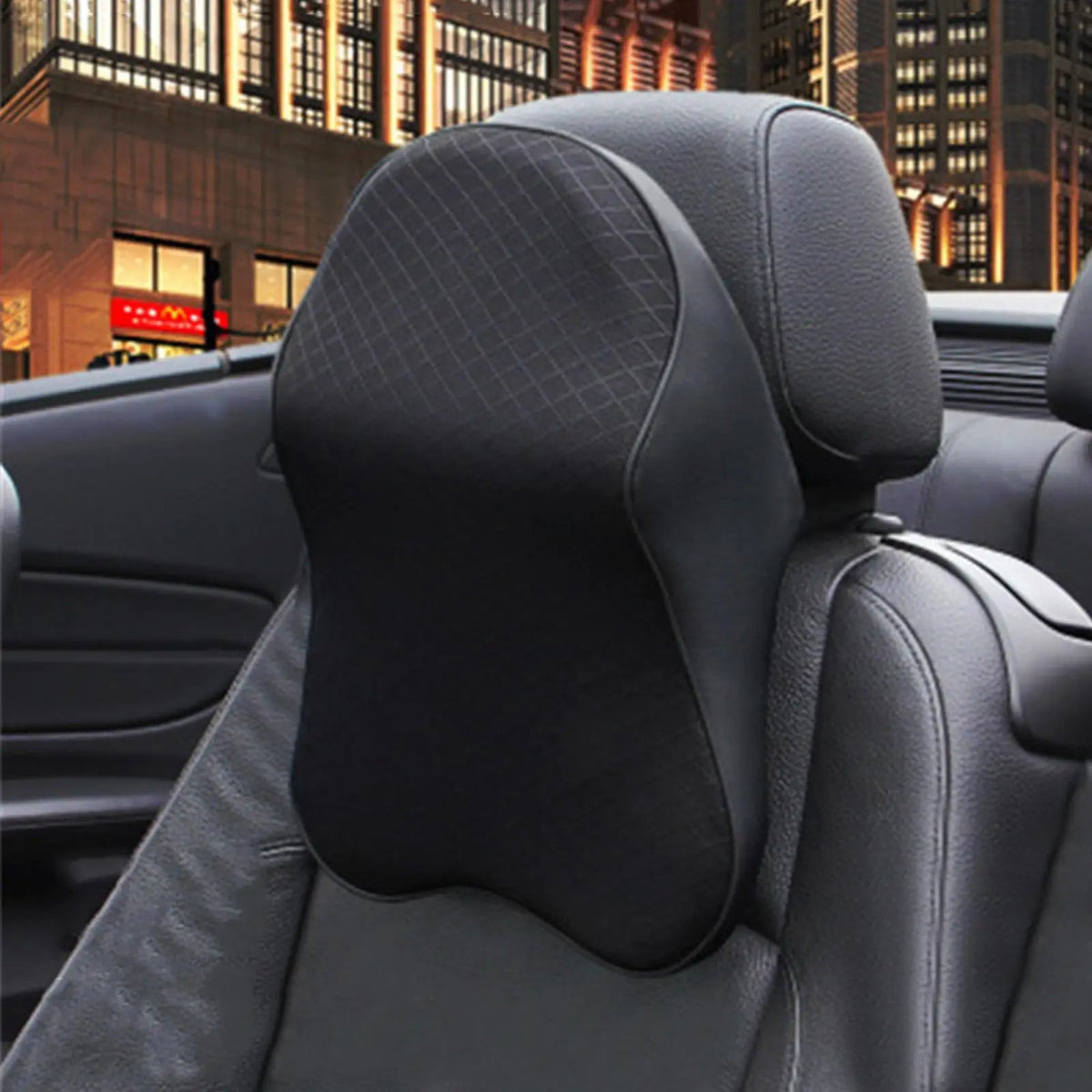 Coussin de cou ergonomique en mousse pour siège de voiture