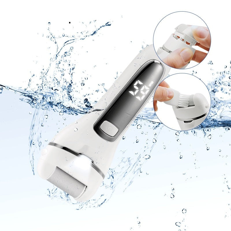 Extracteur électrique de callosités pour pieds rechargeable