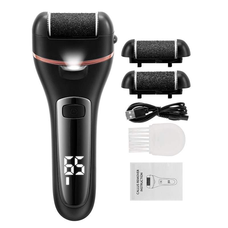 Extracteur électrique de callosités pour pieds rechargeable