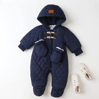 Soft Velvet Baby Romper