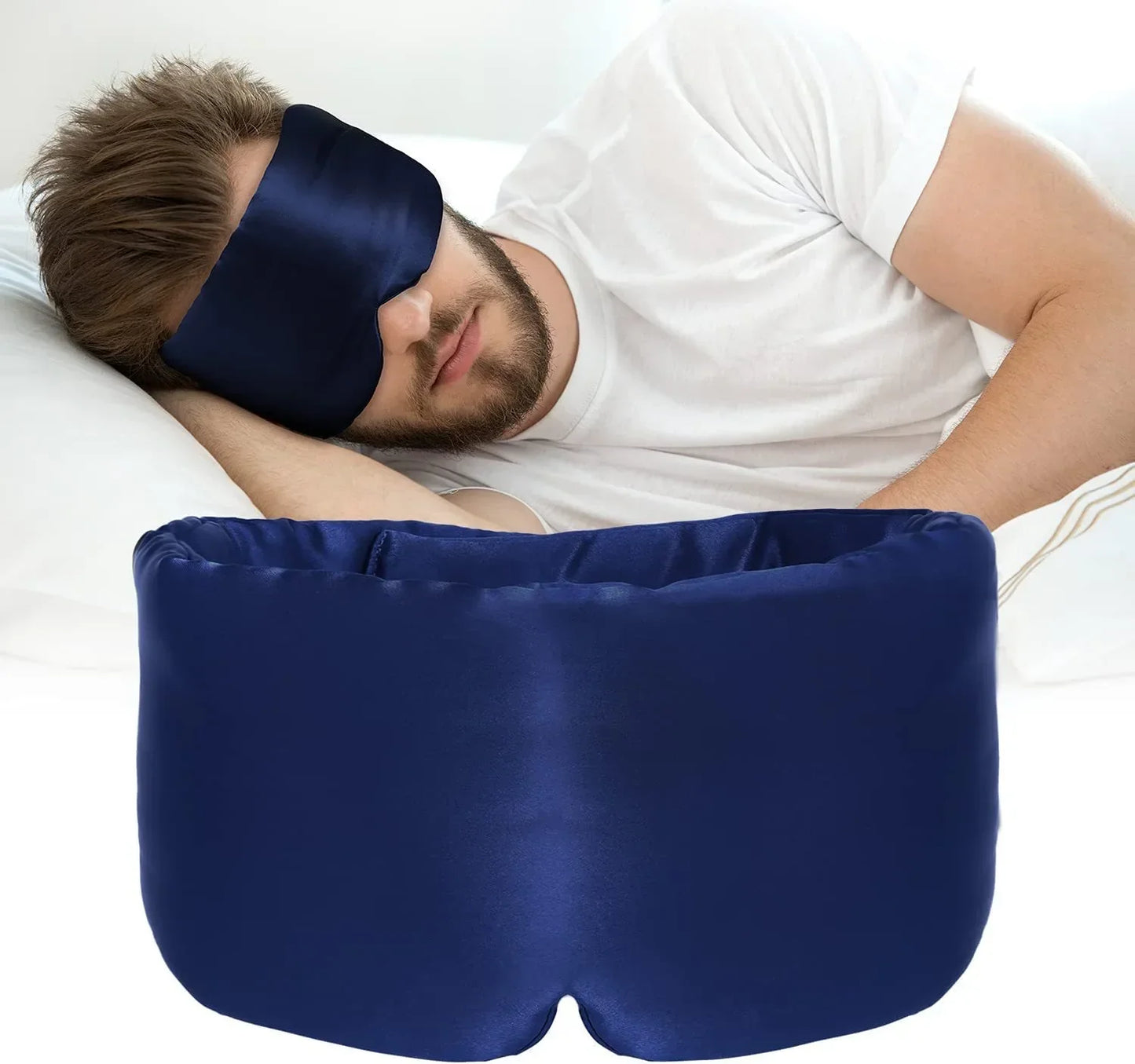 Soft Lavender Silk Sleep Mask
