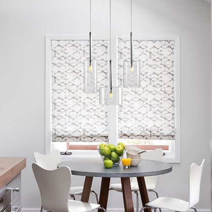 Suspension de salle à manger LED moderne en verre