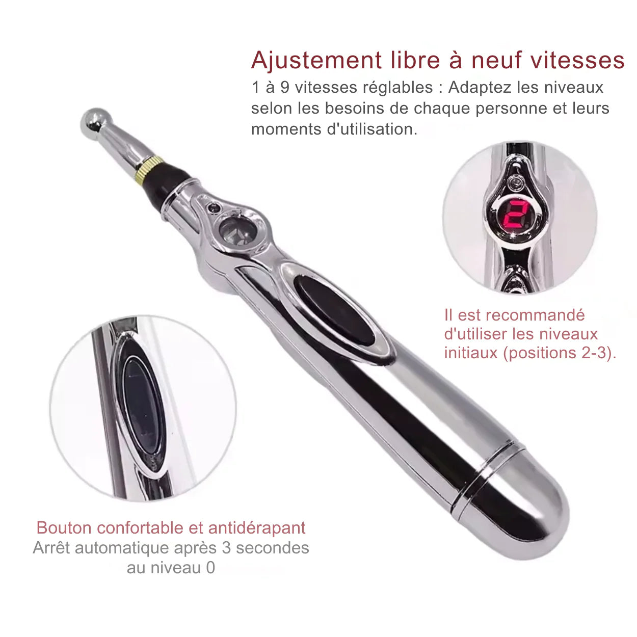 Electronic Acupuncture Pen for Natural Relief