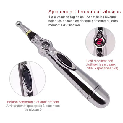 Electronic Acupuncture Pen for Natural Relief