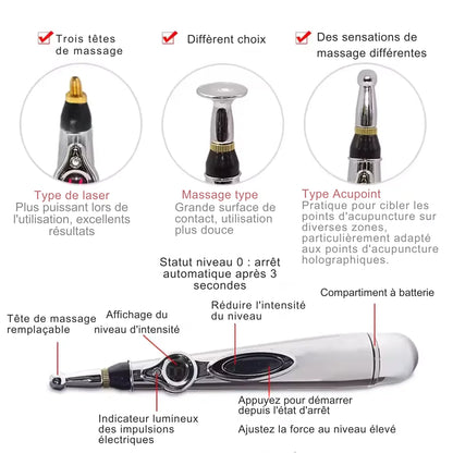 Electronic Acupuncture Pen for Natural Relief