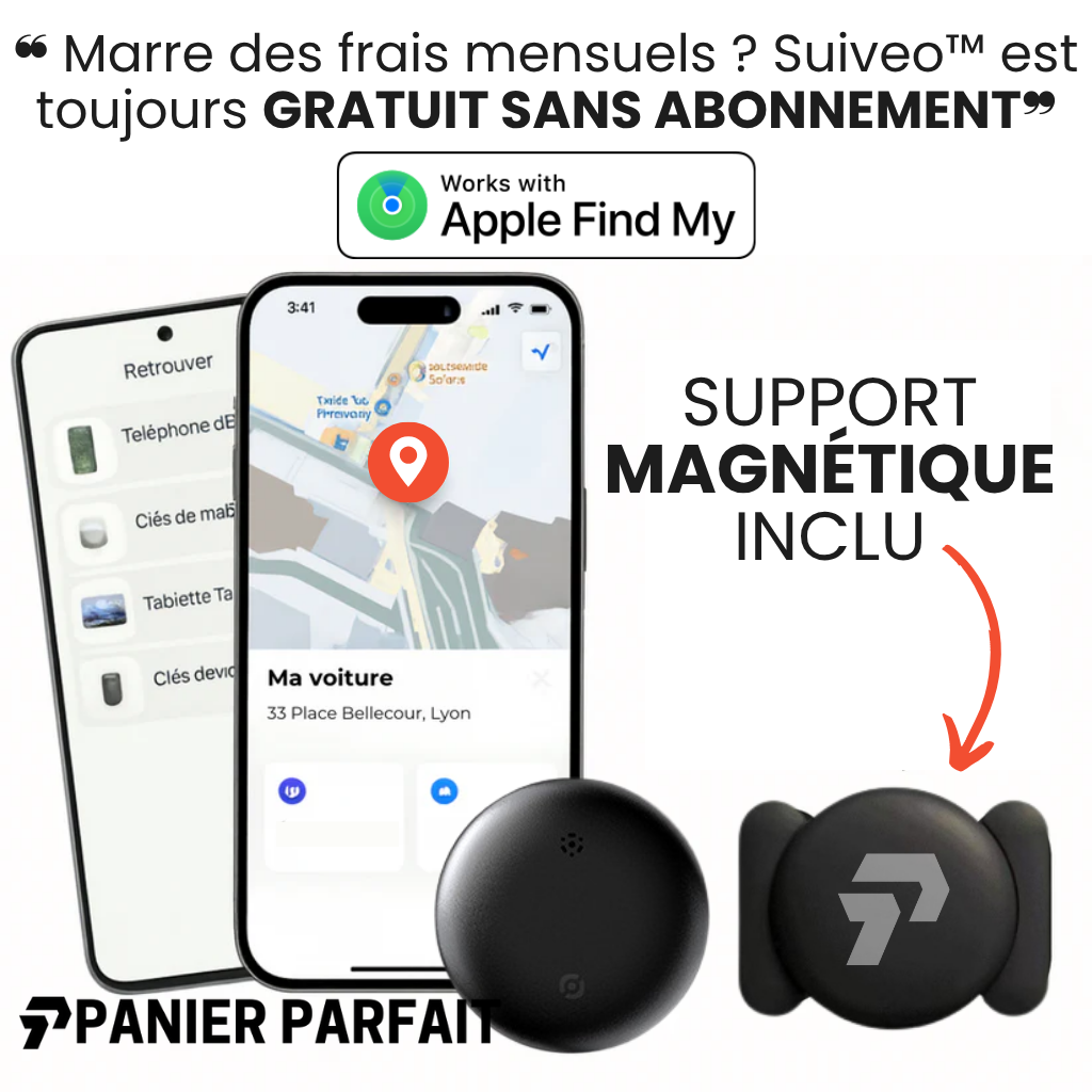 Traceur GPS voiture sans fil compatible Android iOS