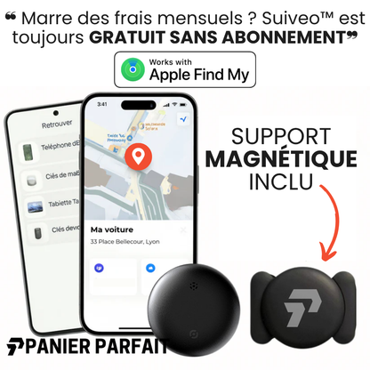 Traceur GPS voiture sans fil compatible Android iOS