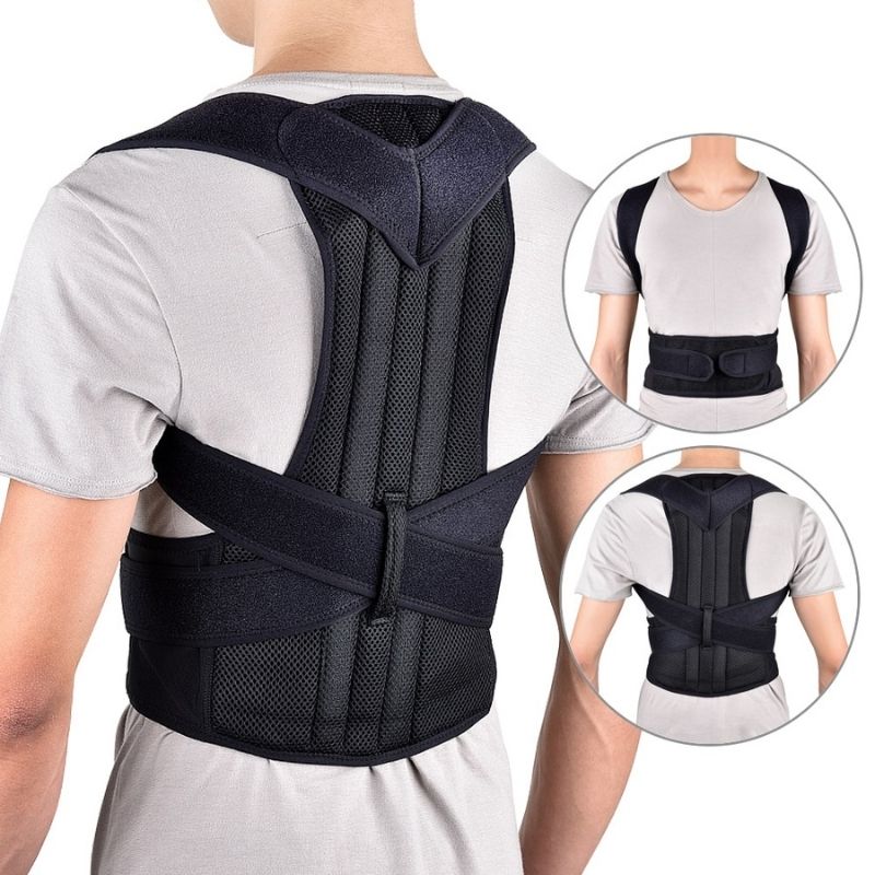 Correcteur de Posture avec Barre Érgonomique Métallique - Santeova