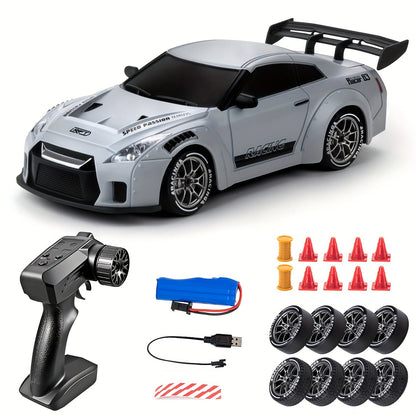 4-Wheel Drive Remote Control Car with LED Lights | Premium Racing Toy for Kids