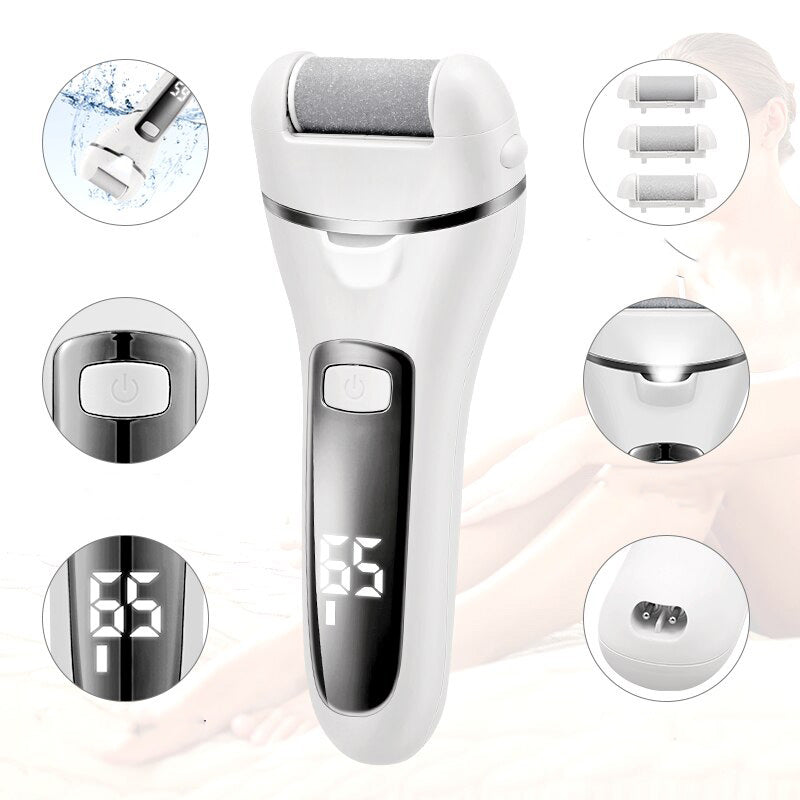 Extracteur électrique de callosités pour pieds rechargeable