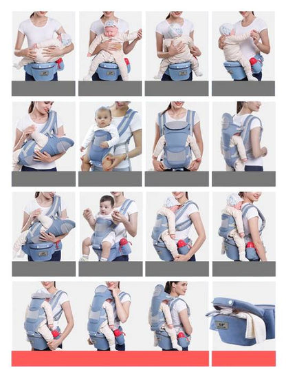Porte-bébé ergonomique 3-en-1 multifonction