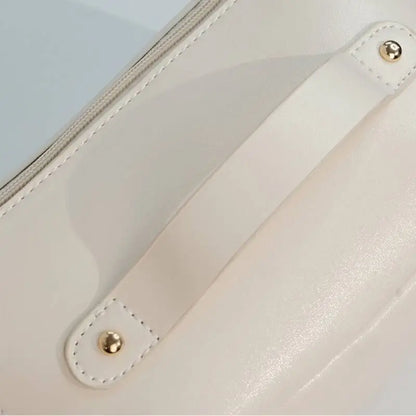 Trousse de toilette élégante à grande capacité en tissu résistant