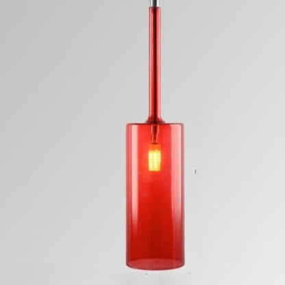 Suspension de salle à manger LED moderne en verre