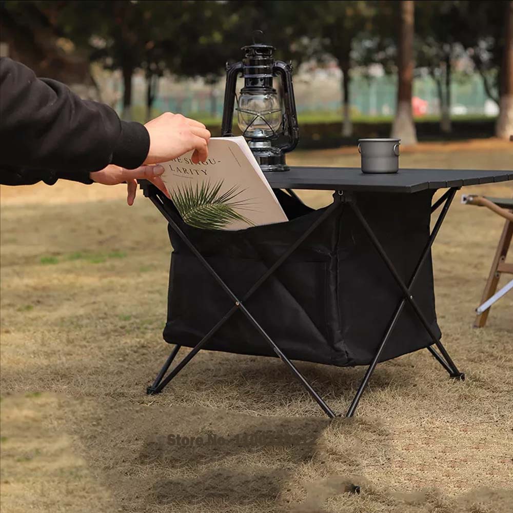 Table pliante compacte légère d'extérieur