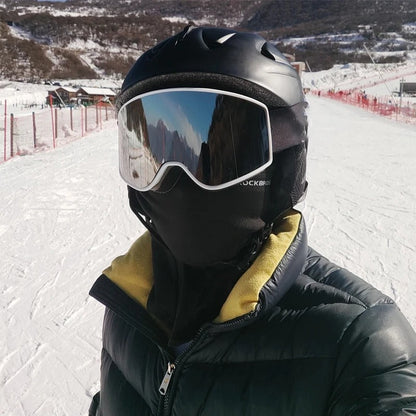 Masque facial thermique en tissu stretch pour ski d’hiver