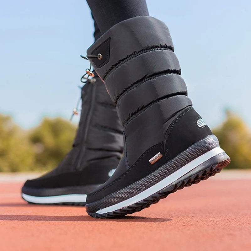 Bottes d'hiver isolantes doublure pelucheuse